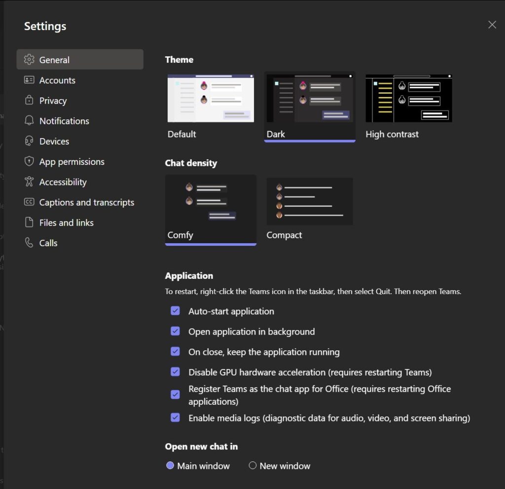 How do I turn off the GPU in Teams?